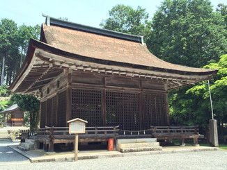 日吉大社摂社樹下神社拝殿