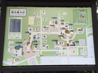 西国第１４番札所　総本山　三井寺　境内案内図